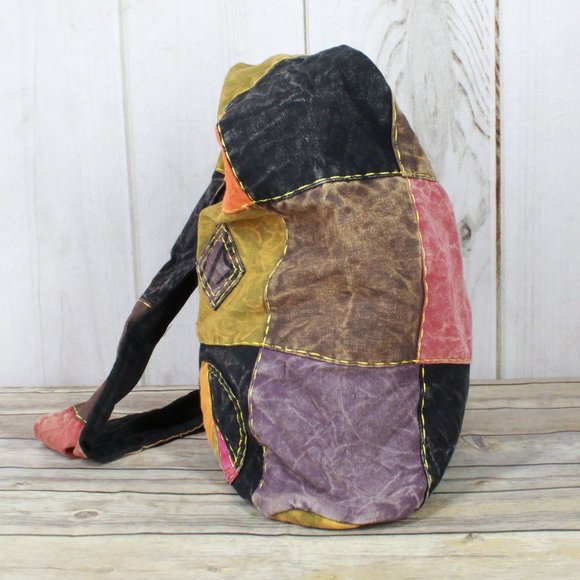 Women's Patchwork Boho Crossbody Shoulder Bag - Picture 6 of 12